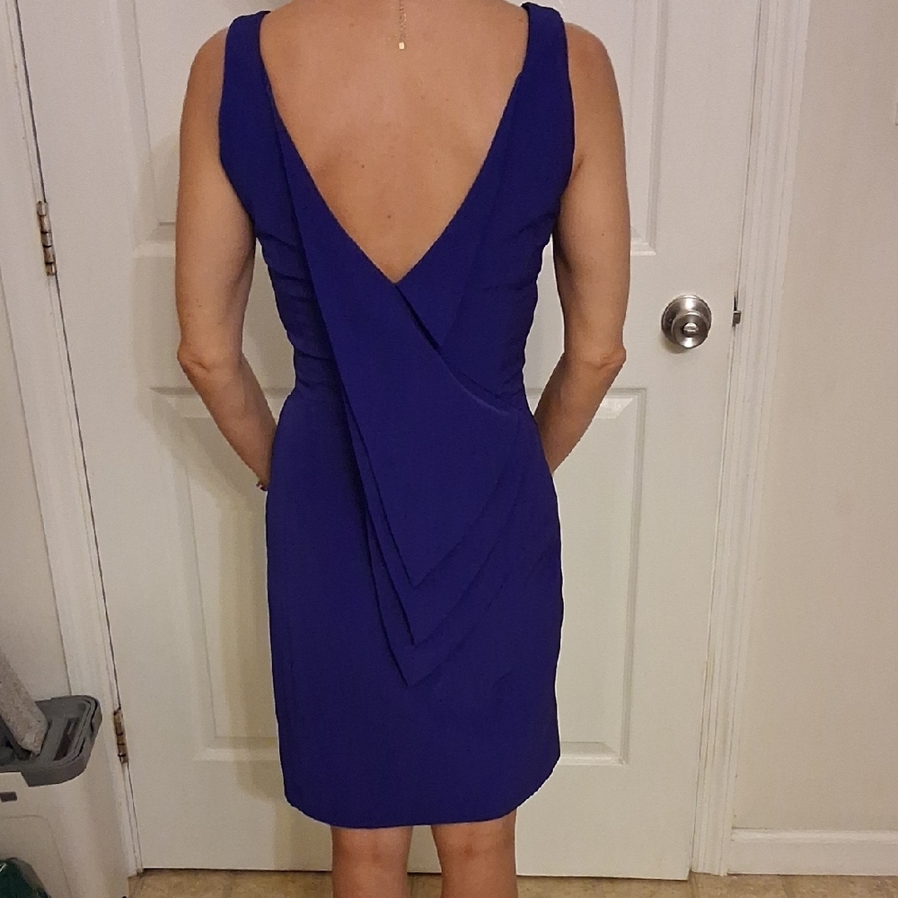 H&M Fashion Star Vintage 2000's Deep Purple Backless Dress